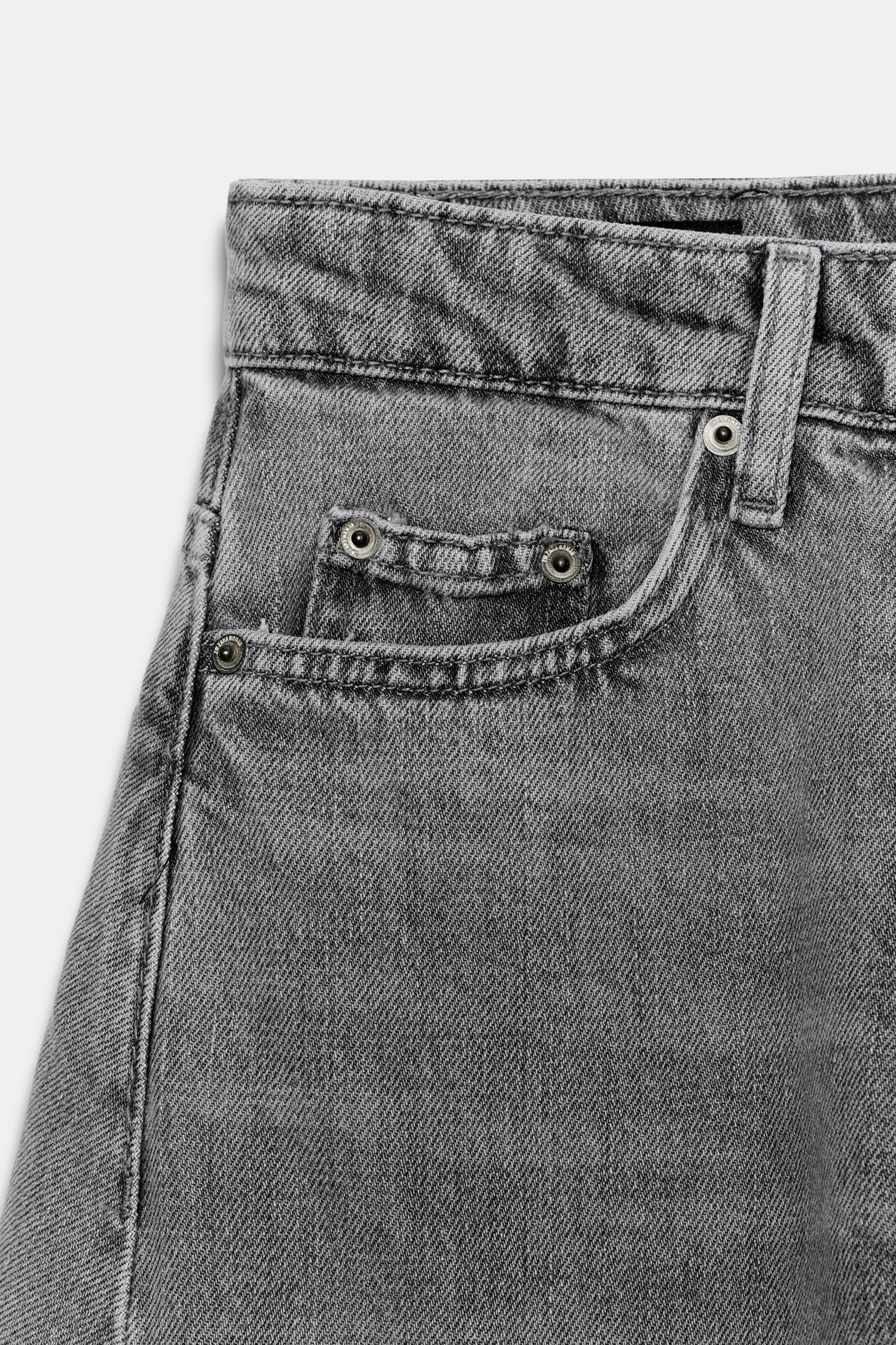 ZW COLLECTION MID-RISE ANKLE BALLOON JEANS